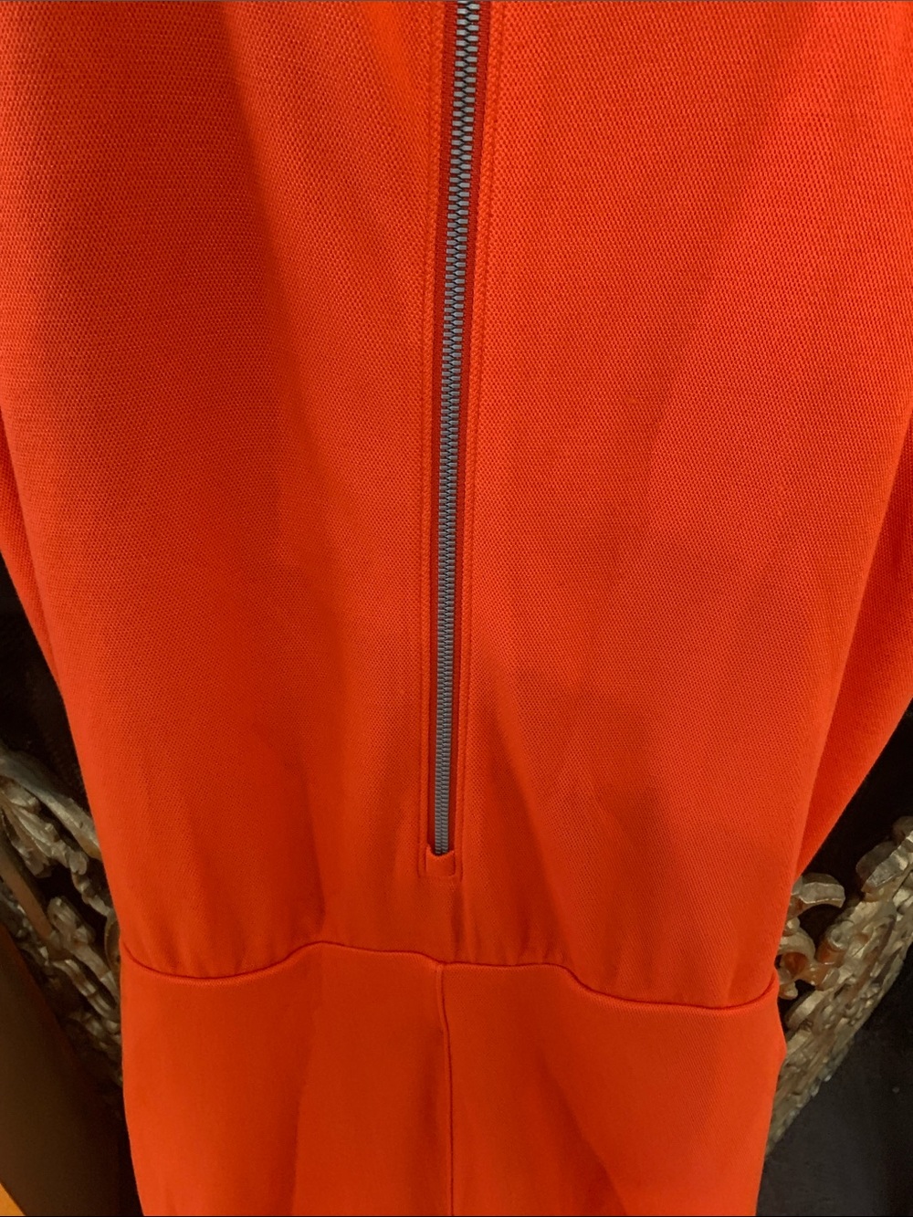 SPANX Sleeveless Zip-Front Orange Pants Jumpsuit - Picture 6 of 13